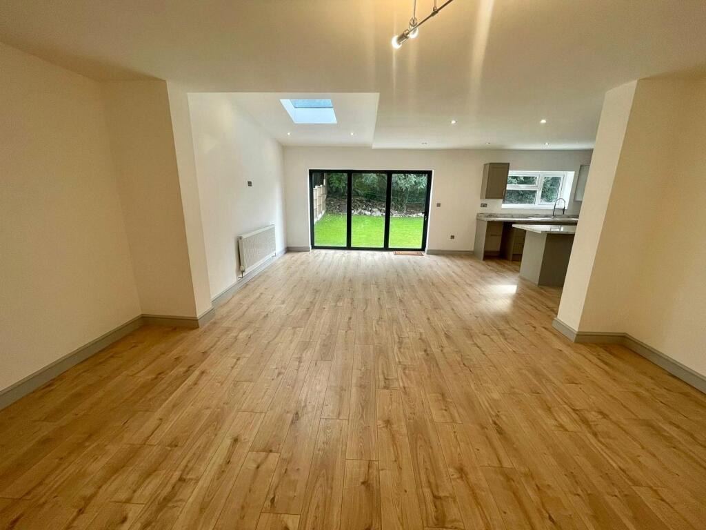 Reconfigured open-plan living space